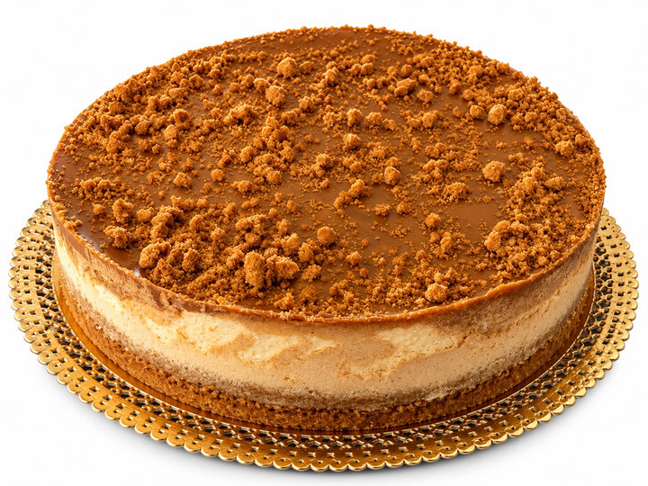 Tarta de queso al horno con caramelo a la galleta
