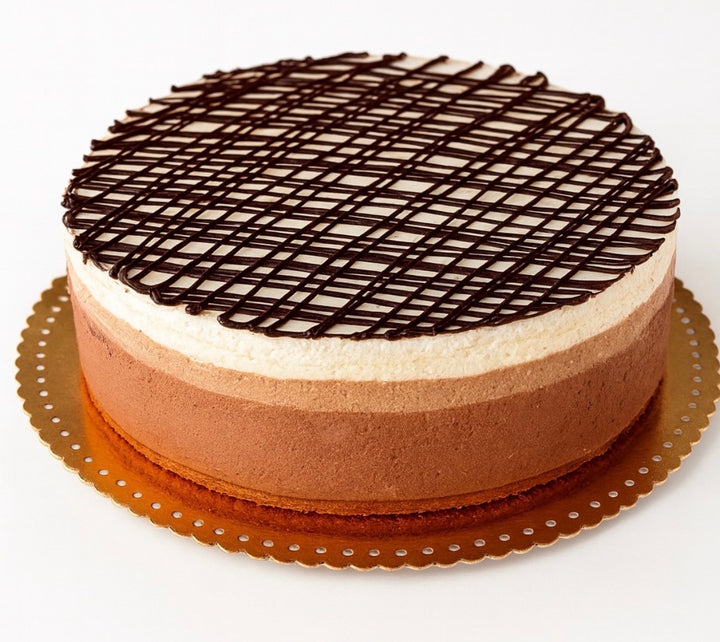 Mousse de tres chocolates